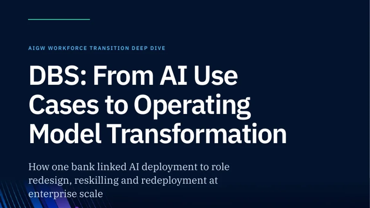 Landscape discovery crop from the original DBS: How AI Is Redesigning Banking Roles, Reskilling and Redeployment cover