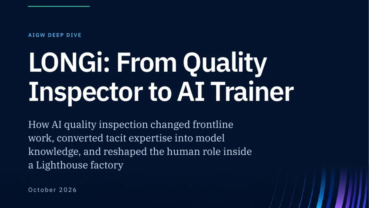 LONGi: How AI Quality Inspection Is Turning Frontline Expertise into AI Training
